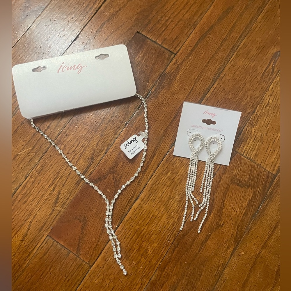 Icing NWT necklace and earrings